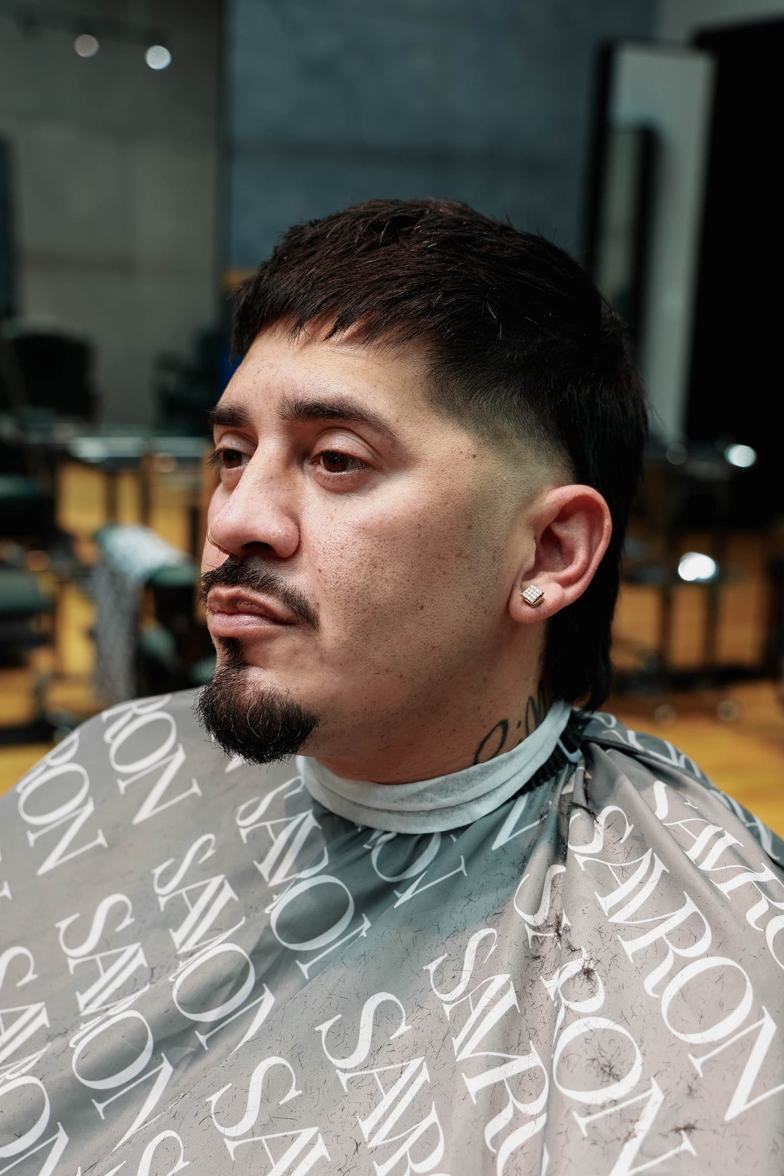 Profile fade and beard